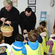 Primii colindători în redacția Ziarului Lumina