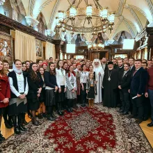 Membrii ASCOR, LTCOR şi ASTO l-au colindat pe Patriarhul României