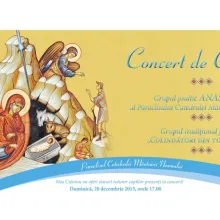 Concert de colinde la Paraclisul Catedralei Mântuirii Neamului