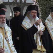 Rugăciune la mormântul Arhiepiscopului Partenie Clinceni