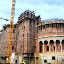 Stadiul lucrărilor la Catedrala Mântuirii Neamului