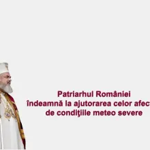 Îndemn la ajutorarea celor afectaţi de condiţiile meteo severe