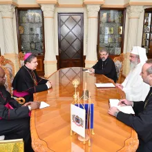 Noul Nunţiu Apostolic în România în vizită de prezentare la Patriarhia Română