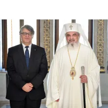 Ambasadorul Greciei la Bucureşti în vizită la Patriarhia Română