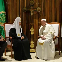 Patriarhul Kiril şi Papa Francisc: „Familia se întemeiază pe căsătorie, un act liber și credincios de iubire dintre un bărbat și o femeie”