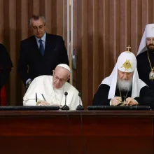 Declarația comună a Papei Francisc și a Patriarhului Kirill