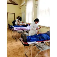 O nouă acţiune de donare de sânge la Câmpina