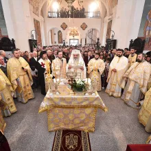 Patriarhul României a sfințit pictura Bisericii „Sfântul Mare Mucenic Dimitrie” – Afumați II
