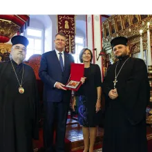 Preşedintele României a vizitat biserica românească din Istanbul