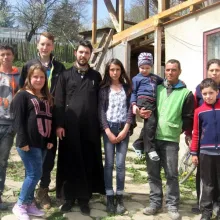 Ajutor material pentru enoriași, în Parohia Teşila I din județul Prahova