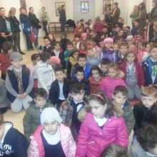 Copiii Parohiei Gherghiceanu din Capitală se pregătesc pentru Sfintele Paști