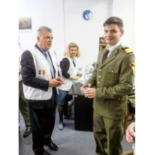 Studenţi de la Academia Tehnică Militară au donat sânge