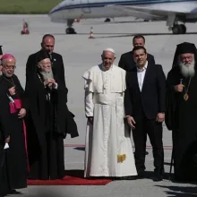 Patriarhul Ecumenic, Arhiepiscopul Atenei şi papa Francisc s-au întâlnit în insula Lesvos