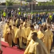 Brâul Maicii Domnului a ajuns în orașul Voluntari
