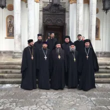 Vizită în Arhiepiscopia Bucureştilor a delegaţiei greceşti care a adus moaştele Sf. Ier. Visarion
