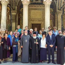 Pelerini georgieni în vizită la Mănăstirea Antim