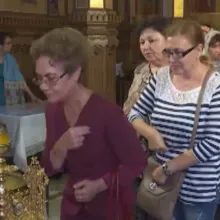 Aducerea Moaștelor Sfinților Haralambie și Rafail, în Capitală