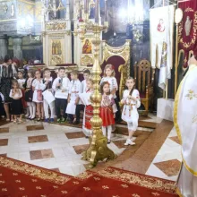 Eroii poporului român omagiați de copii, la Catedrala Sf. Spiridon Nou din Bucureşti