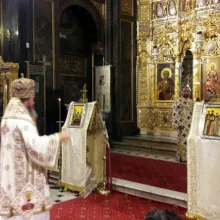 Sărbătoare la ctitoria Domniţei Bălaşa. PS Ieronim Sinaitul a oficiat Sfânta Liturghie
