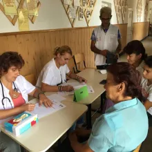 „Sănătate pentru sate” în comuna Aluniş, jud. Prahova. Programul a intrat în al doilea an de la implementare