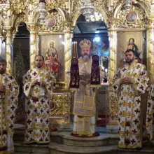 Biserica „Domniţa Bălaşa” din Bucureşti: PS Ieronim Sinaitul a oficiat Sfânta Liturghie