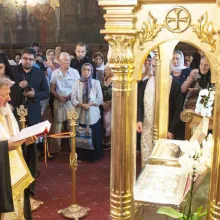 Un nou baldachin pentru moaştele Sf. Împăraţi Constantin şi Elena şi Sf. Nectarie din Catedrala Patriarhală