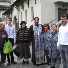 Hrană pentru nevoiași la Biserica Doamna Oltea