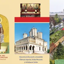 Broșura „Aducerea la București a moaștelor Sfântului Apostol, întâiul Mucenic și Arhidiacon Ștefan”