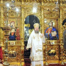 PS Timotei Prahoveanul a slujit la Catedrala Patriarhală. Ierarhul a hirotonit în diacon un tânăr teolog