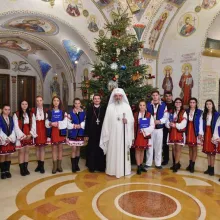 Colindători dobrogeni pe Colina Bucuriei
