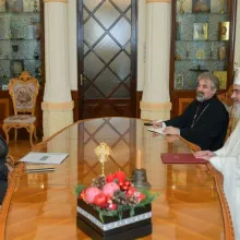 Ambasadorul Israelului la Bucureşti în vizită la Patriarhia Română