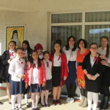 Copiii vestesc sosirea primăverii la Centrul de îngrijiri paliative „Sfântul Nectarie”