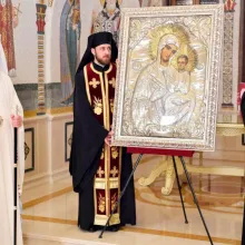 Patriarhul României a adus cinstire icoanei Iordăniţa. Maica Domnului şi Sf. Ioan Iacob ne cheamă să salvăm schitul românesc de la Iordan