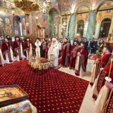 Patriarhul Justinian este un model luminos de slujire a Bisericii lui Hristos, spune Patriarhul Daniel