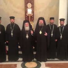 Lumina Sfântă | Patriarhul Ierusalimului a primit vizita delegației Patriarhiei Române