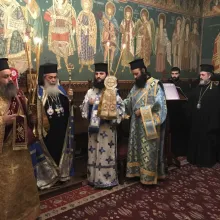 Hramul Așezământului Românesc de la Ierusalim | PF Teofil al III-lea a oficiat Sfânta Liturghie