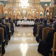 Şedinţă administrativă în protopopiatul Ilfov Nord. Întrunirea a fost prezidată de PS Timotei Prahoveanul