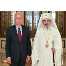 Ambasadorul S.U.A. la Bucureşti în vizită la Patriarhul Daniel