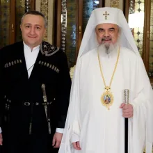 Ambasadorul Georgiei la Bucureşti în vizită de rămas bun la Patriarhia Română