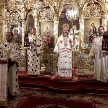 PS Ieronim Sinaitul a liturghisit la Biserica „Domniţa Bălaşa” din Capitală