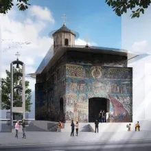 Temelie sfântă pentru o nouă poartă a cerului