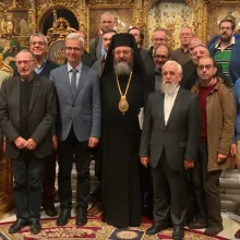 Membrii grupului comun de lucru ortodox-catolic au fost primiți la Palatul Patriarhiei de PS Ieronim