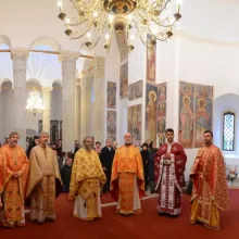 Sărbătoarea Sfinților Mucenici Serghie și Vah | Biserica Palatului Cotroceni și-a cinstit ocrotitorii