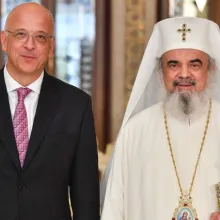 Ambasadorul Germaniei la Bucureşti în vizită de prezentare la Patriarhia Română