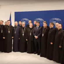 Decanii facultăților de teologie din România în vizită la Bruxelles