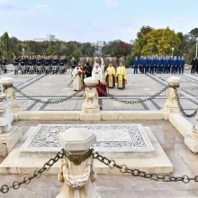 Părintele Patriarh Daniel a participat la ceremonia militară de Ziua Armatei Române
