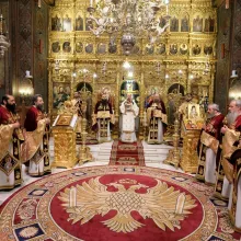 Sinaxa monahală eparhială | PS Timotei Prahoveanul a oficiat Sfânta Liturghie