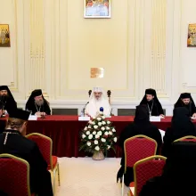 Palatul Patriarhiei | Părintele Patriarh Daniel a prezidat lucrările Sinaxei monahale a Arhiepiscopiei Bucureştilor