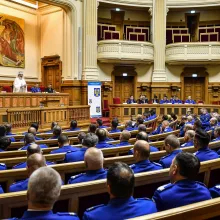 Patriarhul Daniel: Jandarmeria Română contribuie la promovarea iubirii față de patrie şi popor