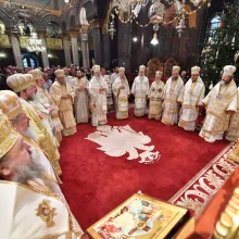 Catedrala Patriarhală | Părintele Patriarh Daniel a oficiat Sfânta Liturghie împreună cu treisprezece ierarhi